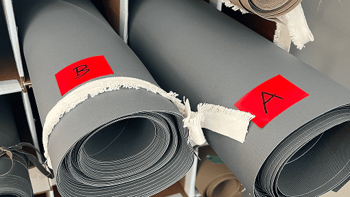 Rolls of fabric for yurt fabrication